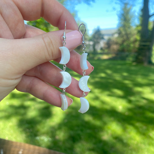 🌙Tri moon earrings🌙