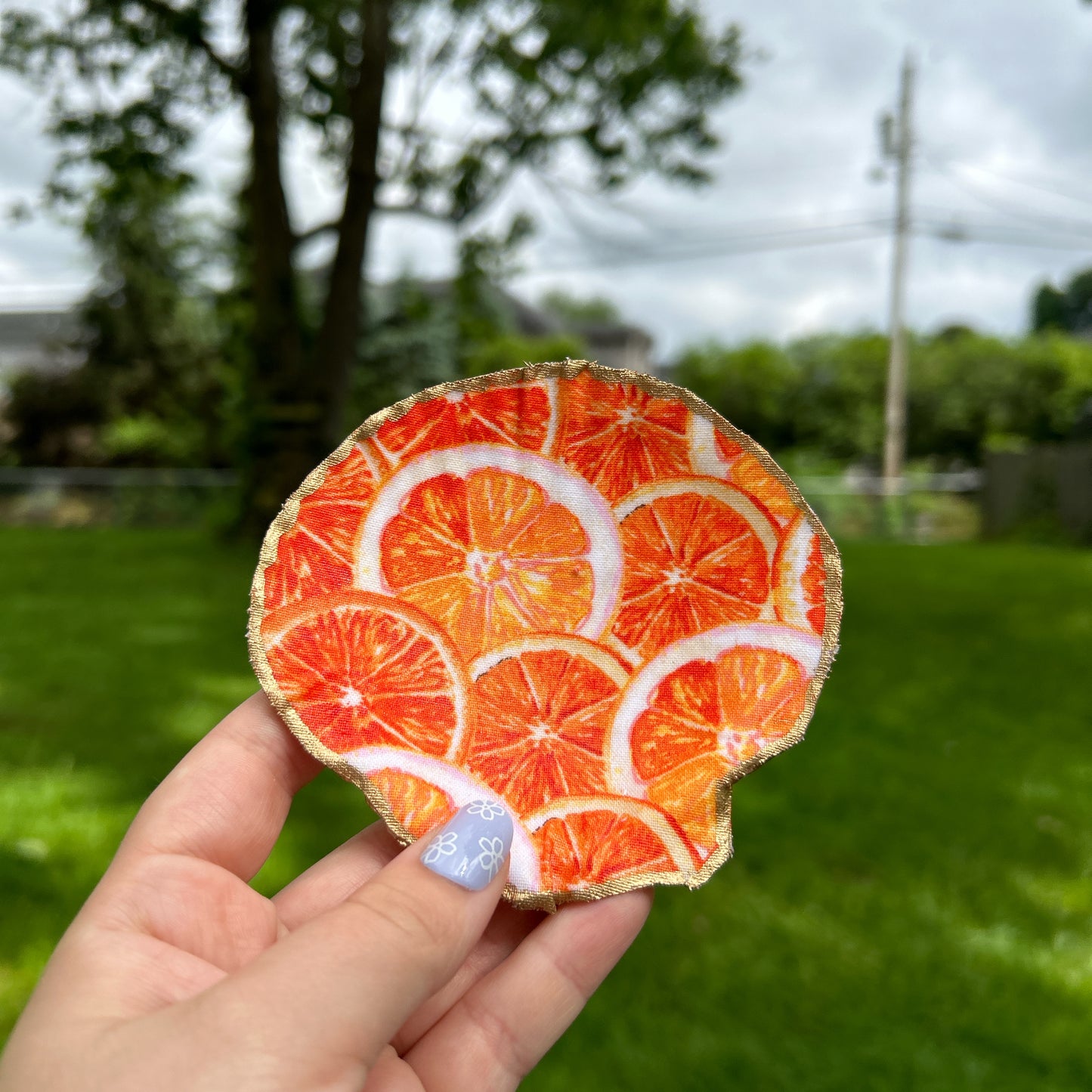 🍊Orange seashell tray🍊