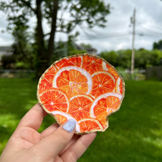 🍊Orange seashell tray🍊