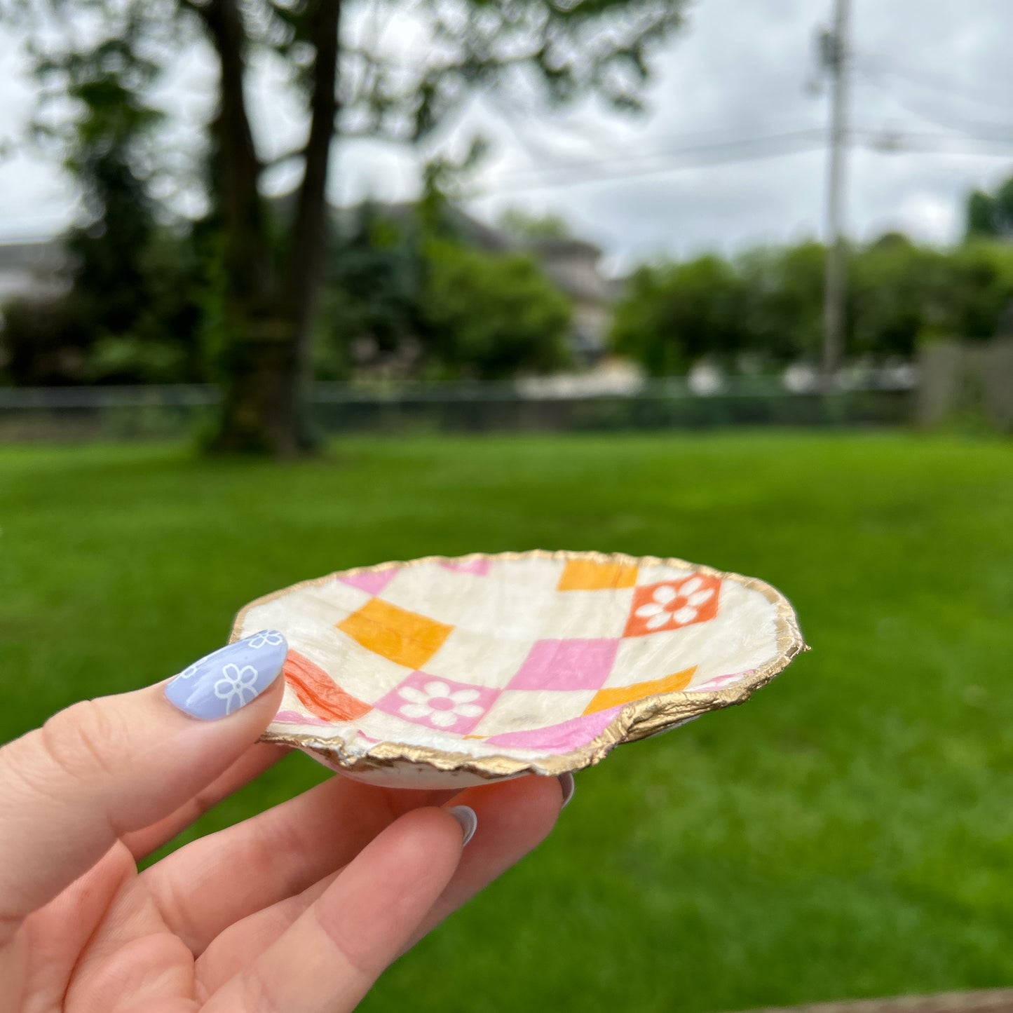 🌸Flower party seashell tray🌸