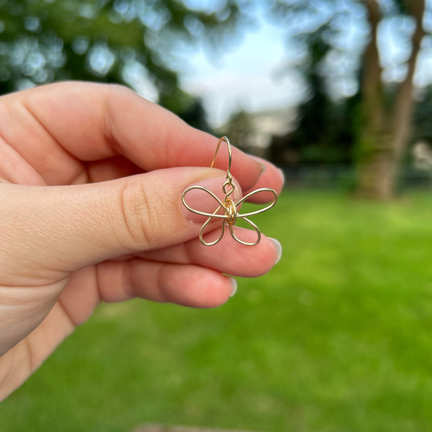 🦋Gold mini butterfly earrings🦋