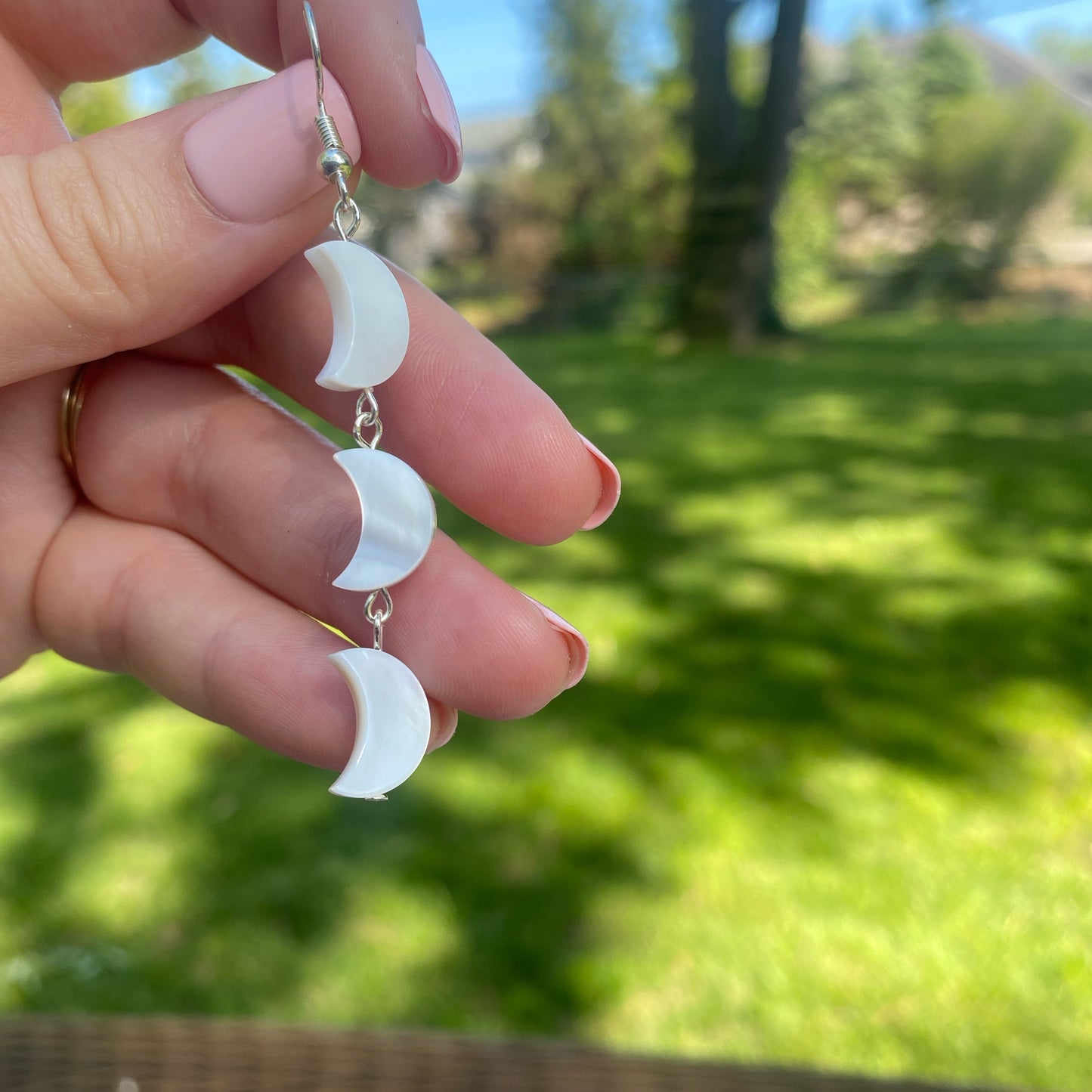 🌙Tri moon earrings🌙